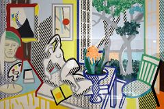 Roy Lichtenstein Bellagio Hotel Mural - Still Life With Reclining Nude (Study) 1997 From The Roy Lichtenstein Foundation Collection At New York Met Breuer Unfinished.jpg